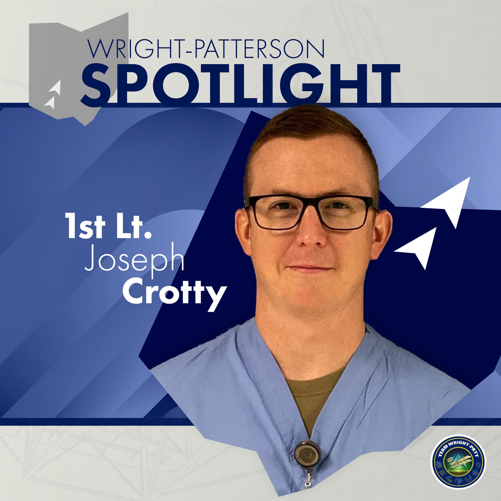 1st Lt. Joseph Crotty, 88th Surgical Operations Squadron, Ambulatory Procedure Unit/Post-Anesthesia Care Unit clinical nurse