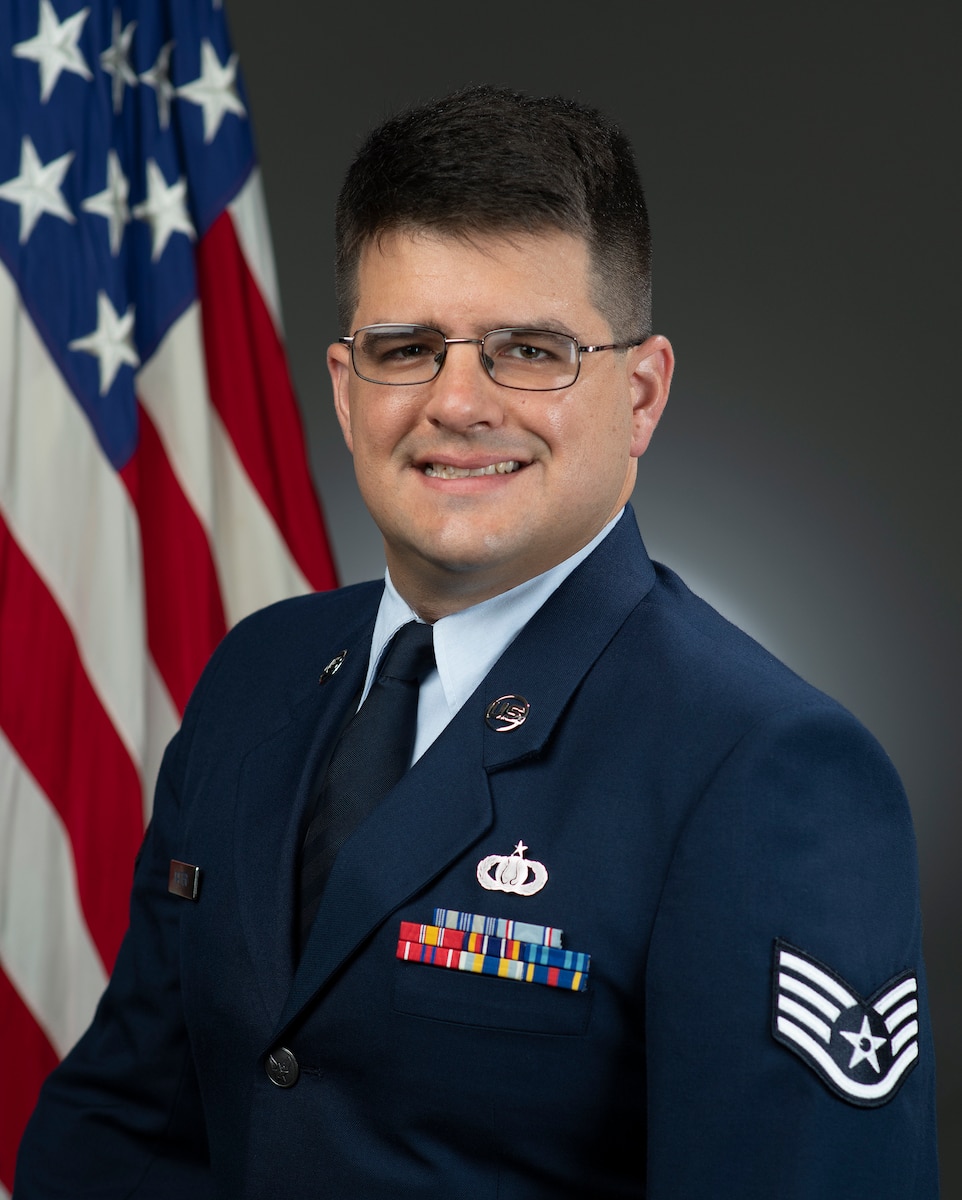 Official photo of SSgt Alan Matteri