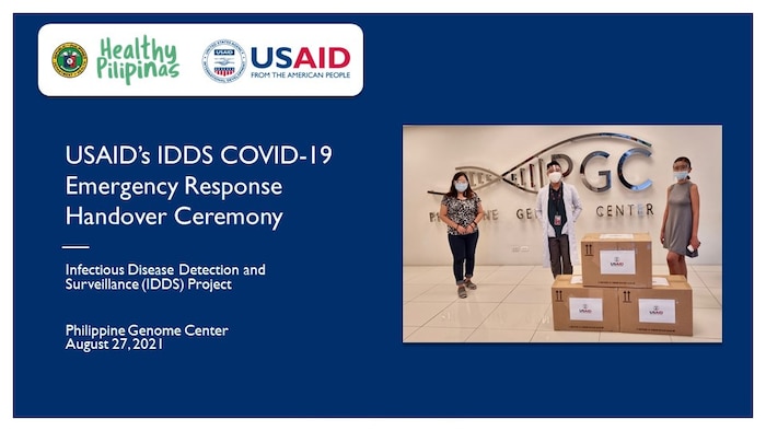 United States Donates RT-PCR Extraction Kits to Philippine Genome Center