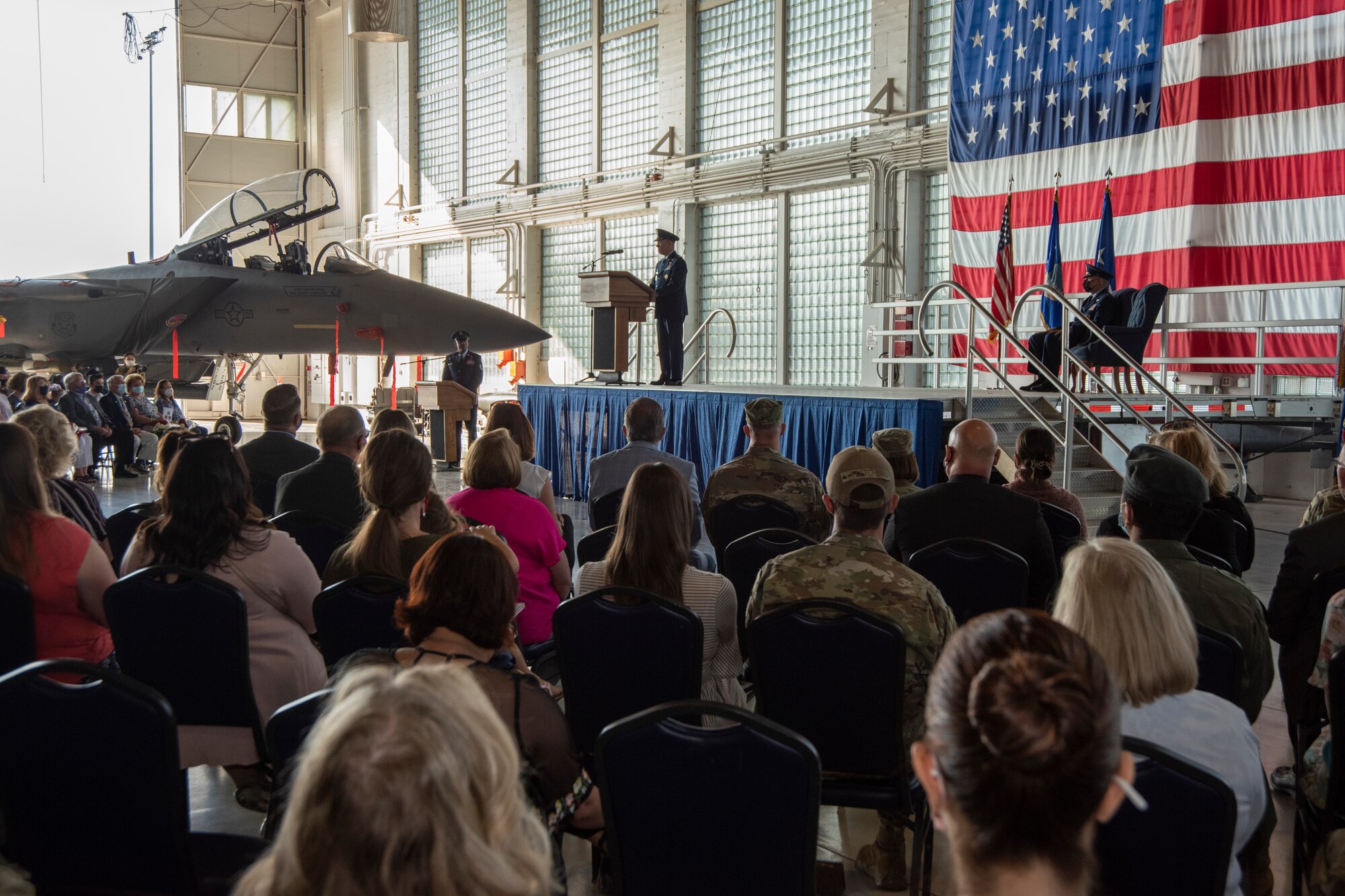 Col. Ernesto DiVittorio speaks to the audience.