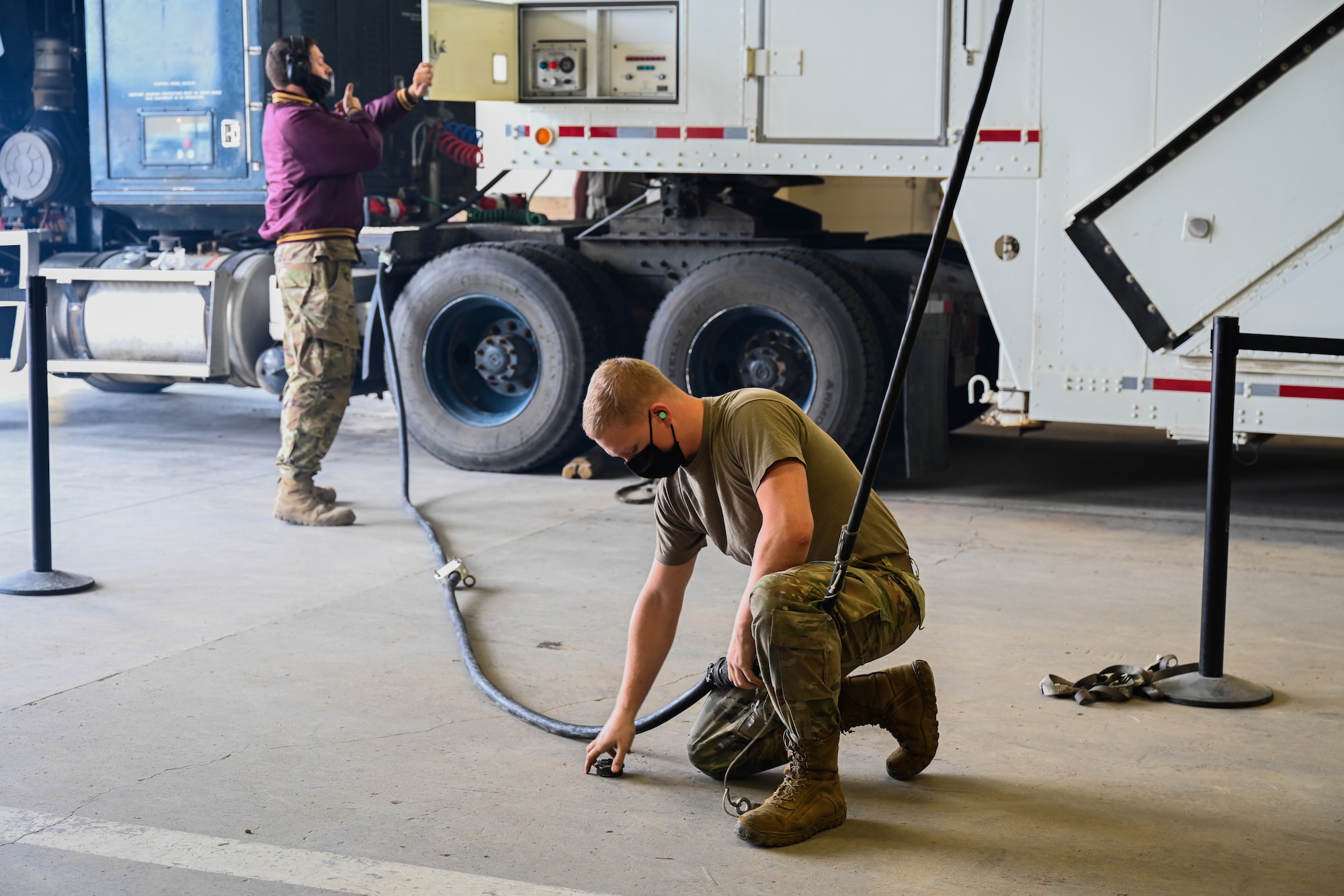 Members of the Missile Maintenance Team, led by team chief TSgt Tyler Olszewski, participated in the Global Strike Challenge, showcasing the world's premiere ICBM force and recognizes the best of the best in Global Strike! (U.S. Air Force Photo by Airman 1st Class Zachary Wright)