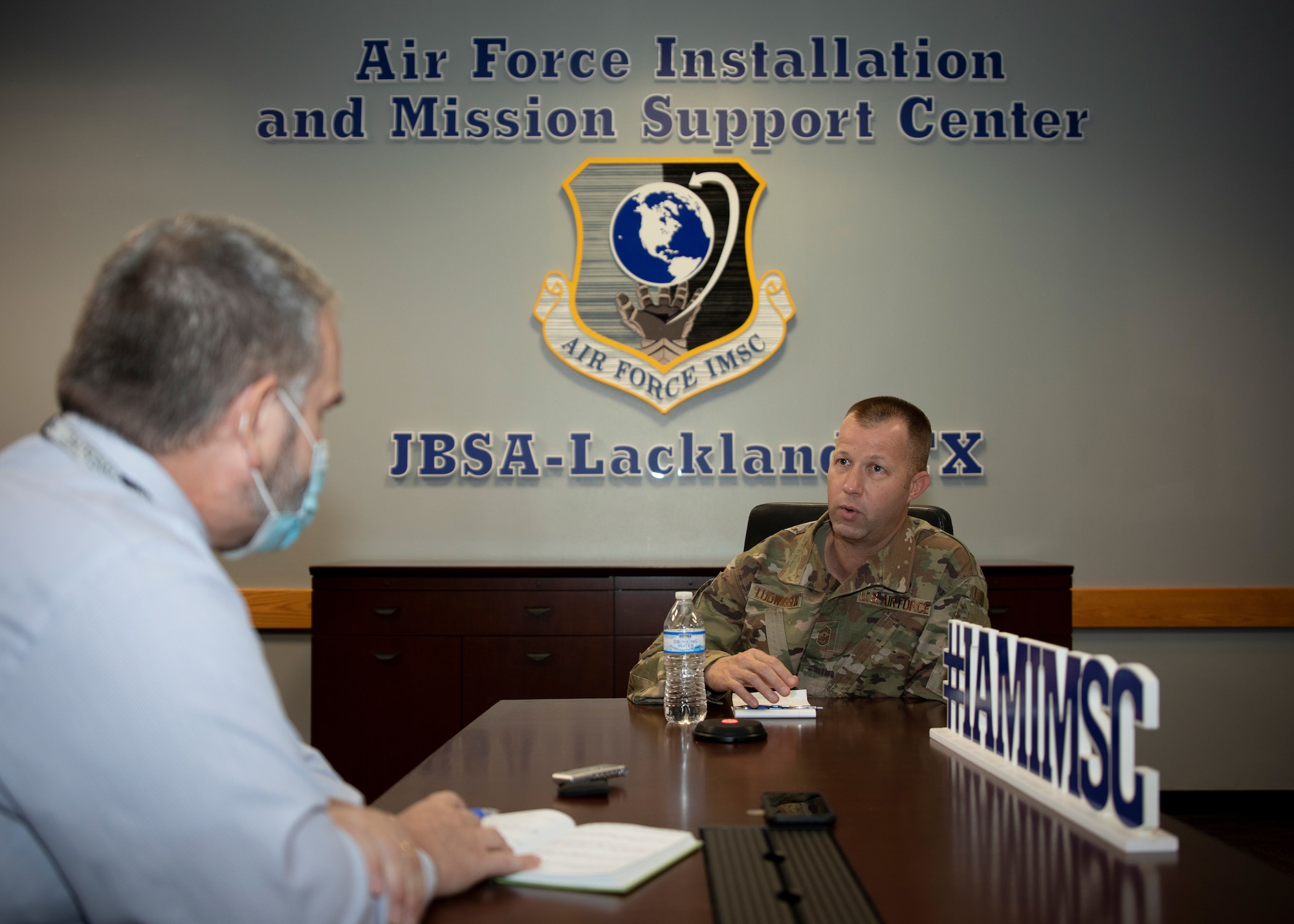 Chief Master Sergeant Edwin Ludwigsen prepares to leave the position he’s held since July 2019 as command chief  at AFIMSC reflects on the role he said he was meant to take on.
