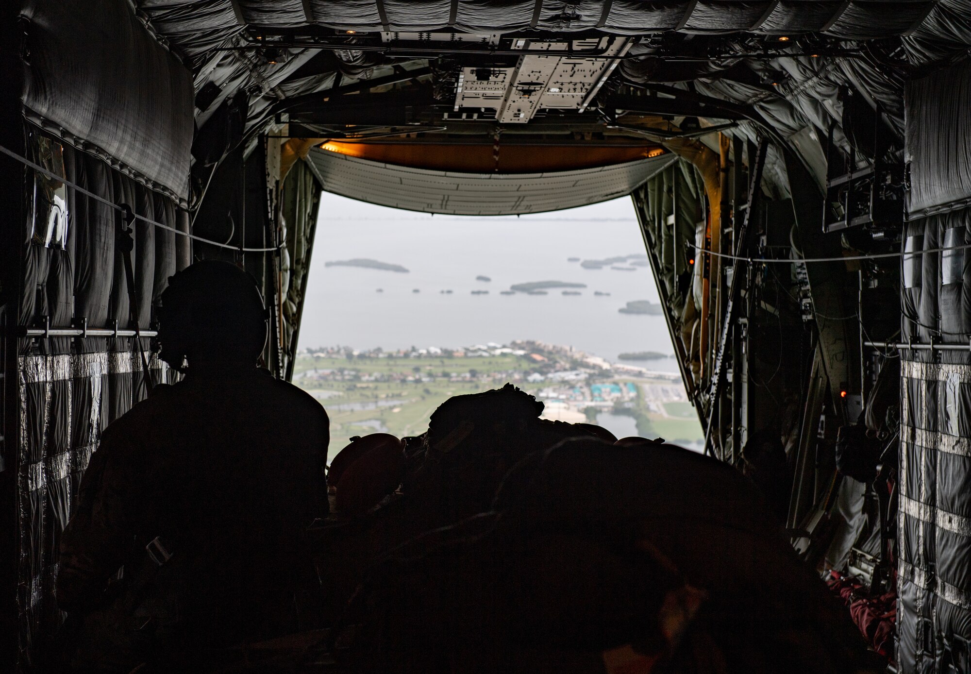 Photo of Airman aboard aircraft