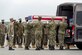 A U.S. Navy carry team transfers the remains of Navy Hospitalman Maxton W. Soviak of Berlin Heights, Ohio, Aug. 29, 2021 at Dover Air Force Base, Delaware. Soviak was assigned to 1st Marine Regiment, 1st Marine Division, Camp Pendleton, California. (U.S. Air Force photo by Jason Minto)