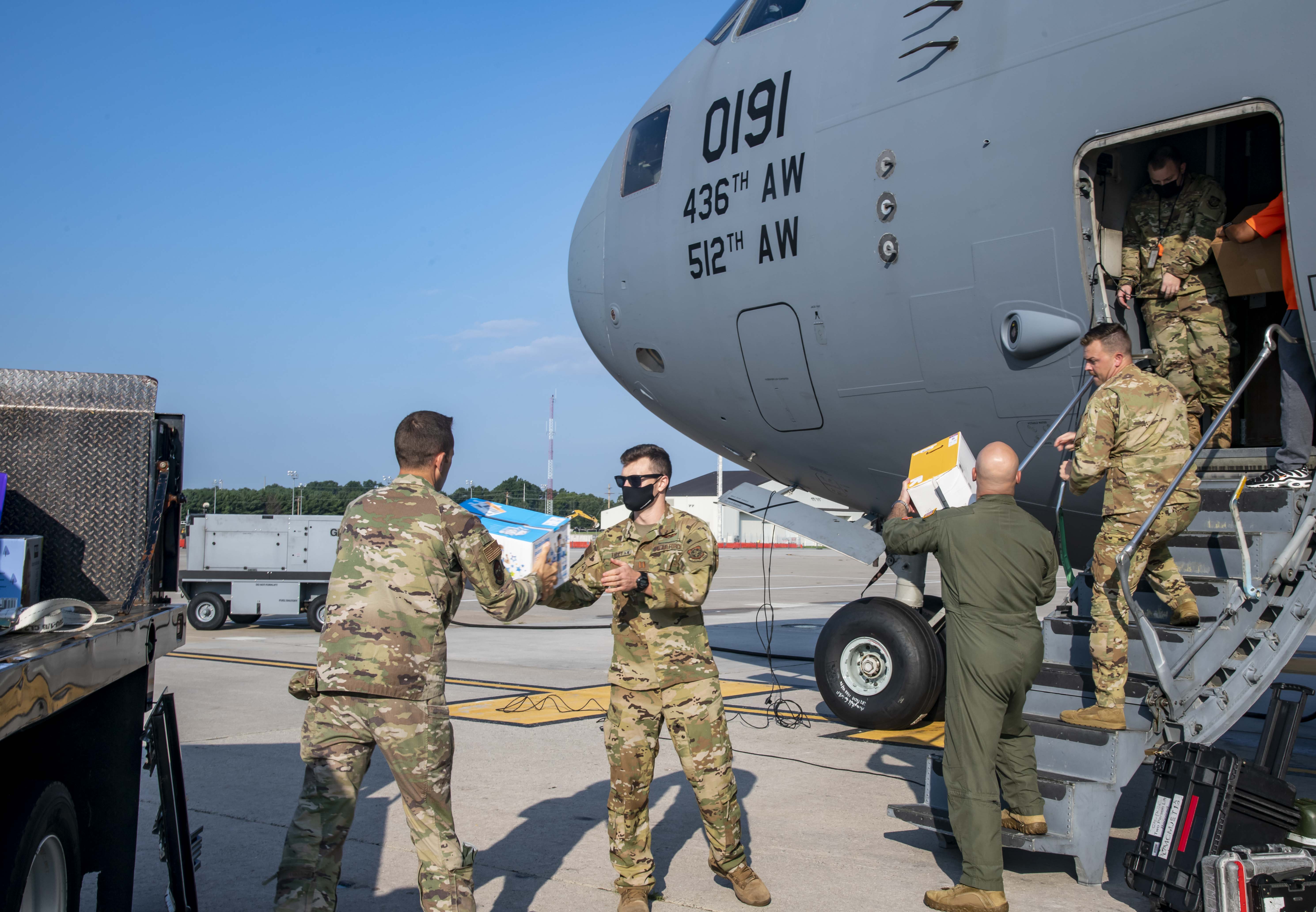 Dover Air Force Base supports evacuation efforts