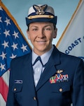 Lt. Cmdr. Katherine Pelkey is the Coast Guard recipient of the 2021 Federally Employed Women Meritorious Service Award.