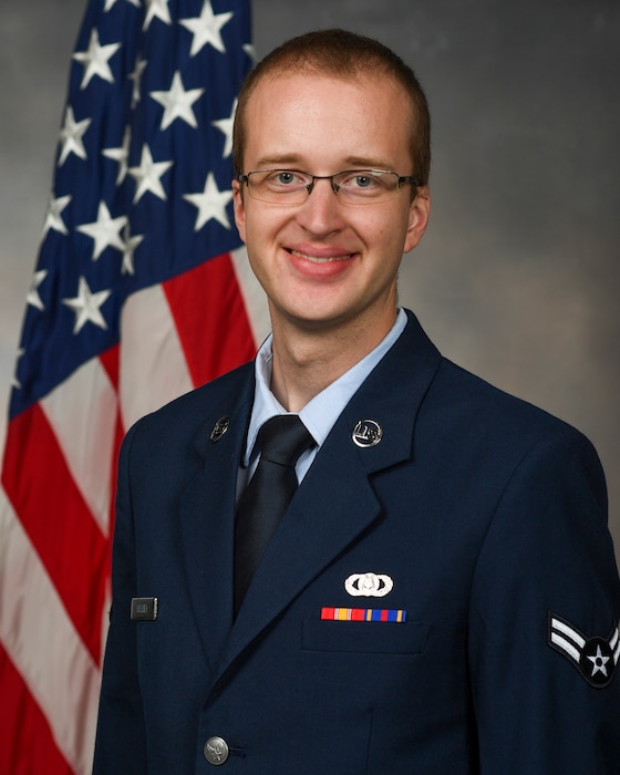 Official Photo of A1C Thomas Kelley