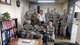 U.S. Air Force Staff Sgt. Angela Martinez, the 354th Civil Engineering Squadron (CES) noncommissioned in charge of material control, members from the Korean Airline fire department and Airmen assigned to the 354th CES pose for a group photo on Gimhae Air Base, South Korea, April 2019.