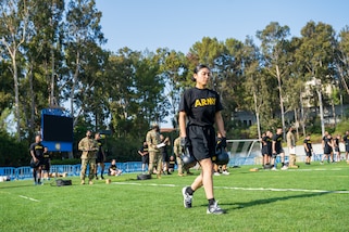 311th ESC Conducts ACFT at UCLA