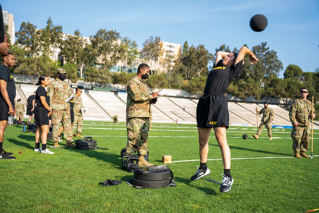 311th ESC Conducts ACFT at UCLA