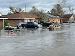 The Louisiana National Guard has rescued 359 people and 55 pets either by high-water vehicles, by boats or by air during the aftermath of Hurricane Ida, which made landfall in south Louisiana Aug. 29, 2021, as a Category 4 storm with 150 mph winds.