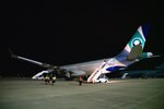 (Aug. 31, 2021) An aircraft carrying evacuees from Afghanistan departs Naval Station (NAVSTA) Rota, Spain, en route to the United States, Aug. 31, 2021. NAVSTA Rota is currently supporting the Department of State mission to facilitate the safe departure and relocation of U.S. citizens, Special Immigration Visa recipients, and vulnerable populations from Afghanistan.