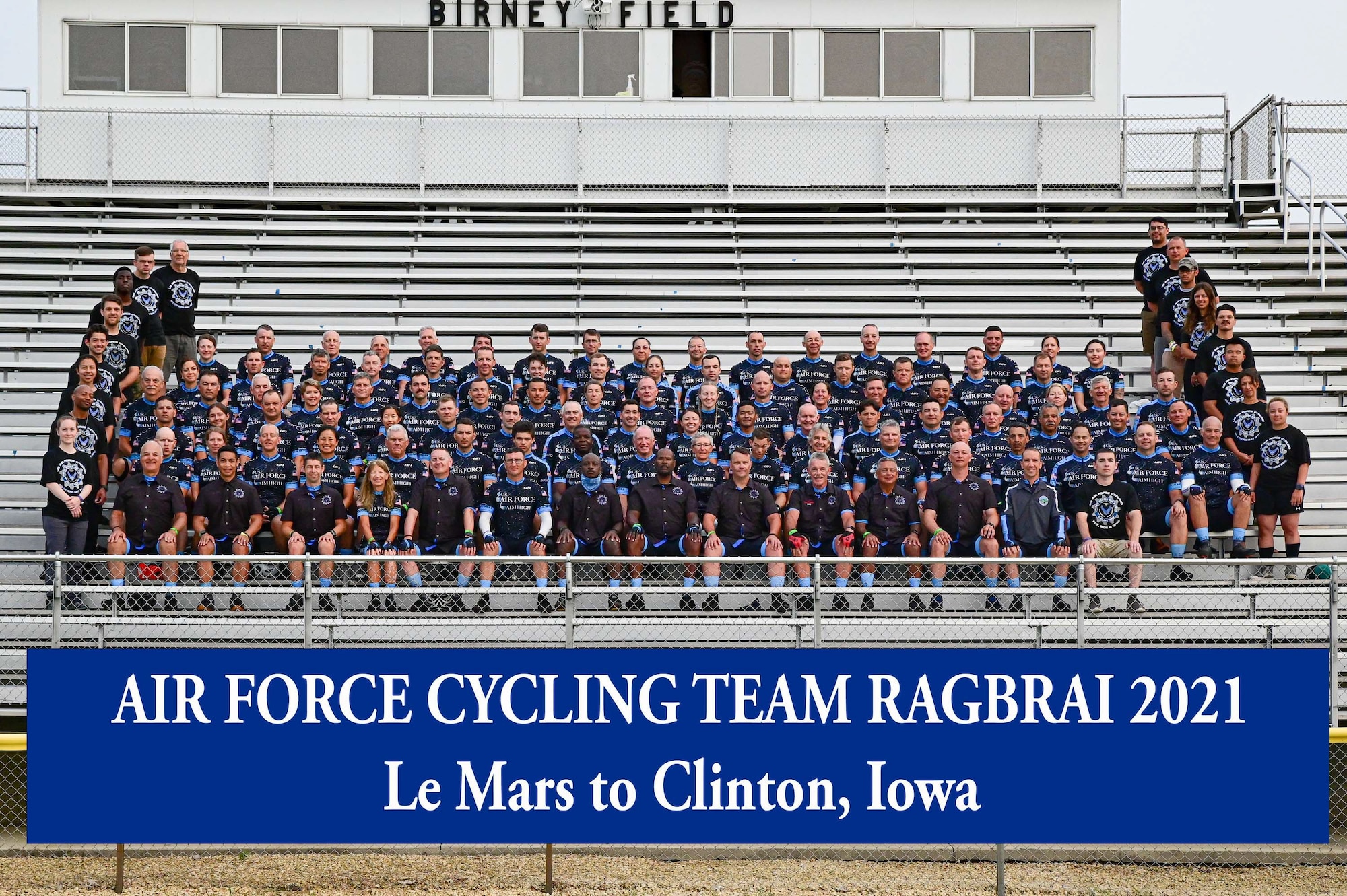 The Air Force Cycling Team. (Courtesy photo)