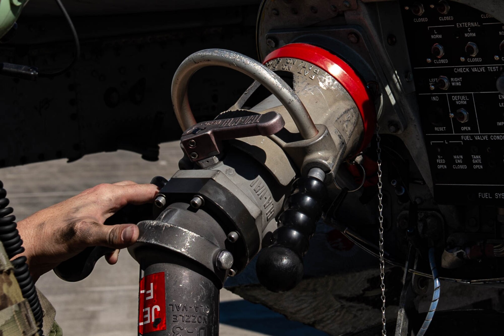 A photo of a fuel pump.