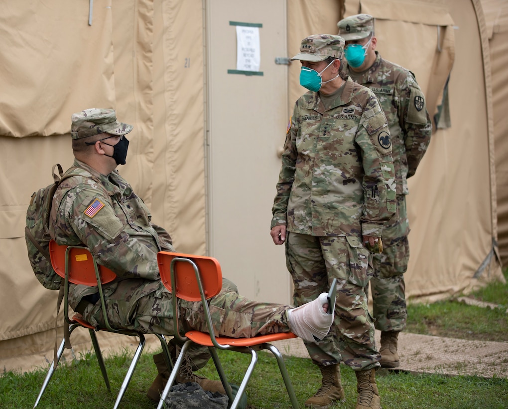 Lt. Gen. Jody J. Daniels visits CSTX 2021