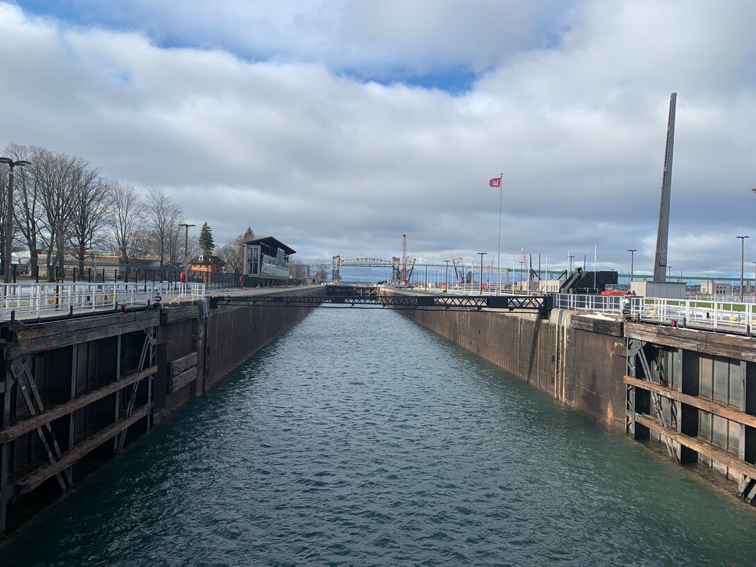 The Soo Locks’ MacArthur Lock will close to marine traffic 7:00 a.m. Dec. 15, 2021 through 12:01 a.m. April 30, 2022 to perform critical maintenance.