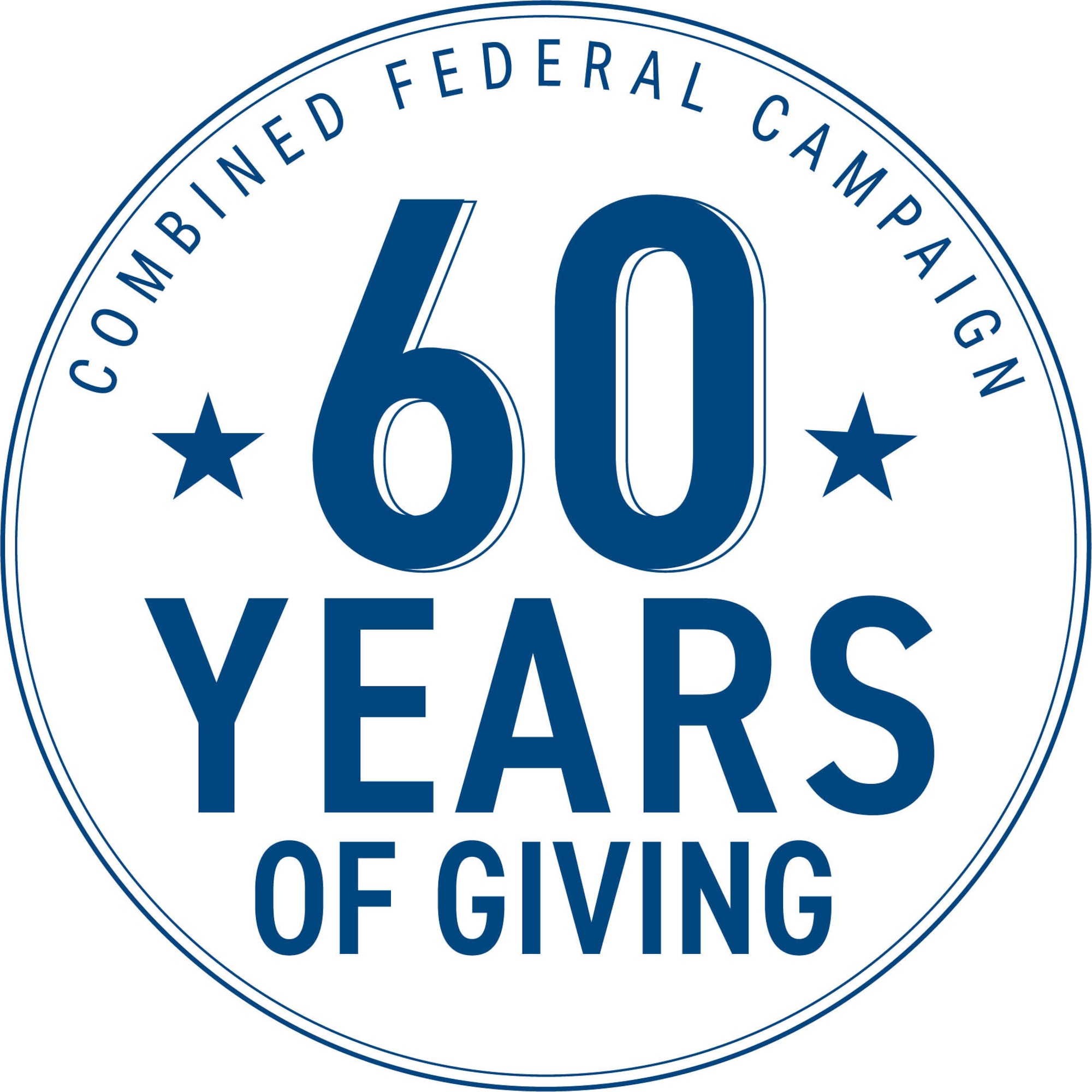 Combined federal campaign graphic indicating 60 years of giving.