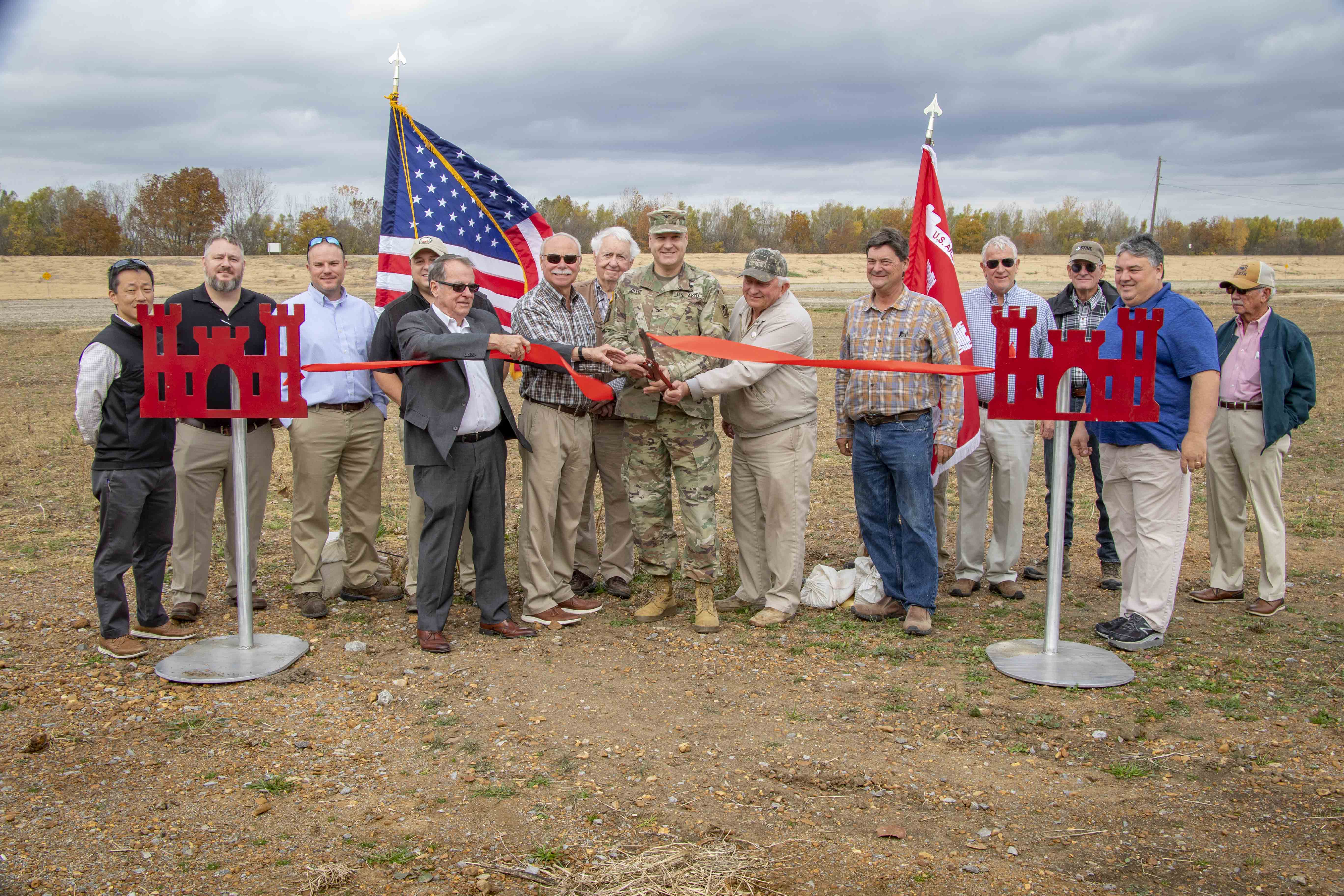 Brown Ribbon Cutting Ceremonial Ribbon