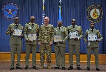 Col Schaefer joins promotees from Democratic Republic of Congo