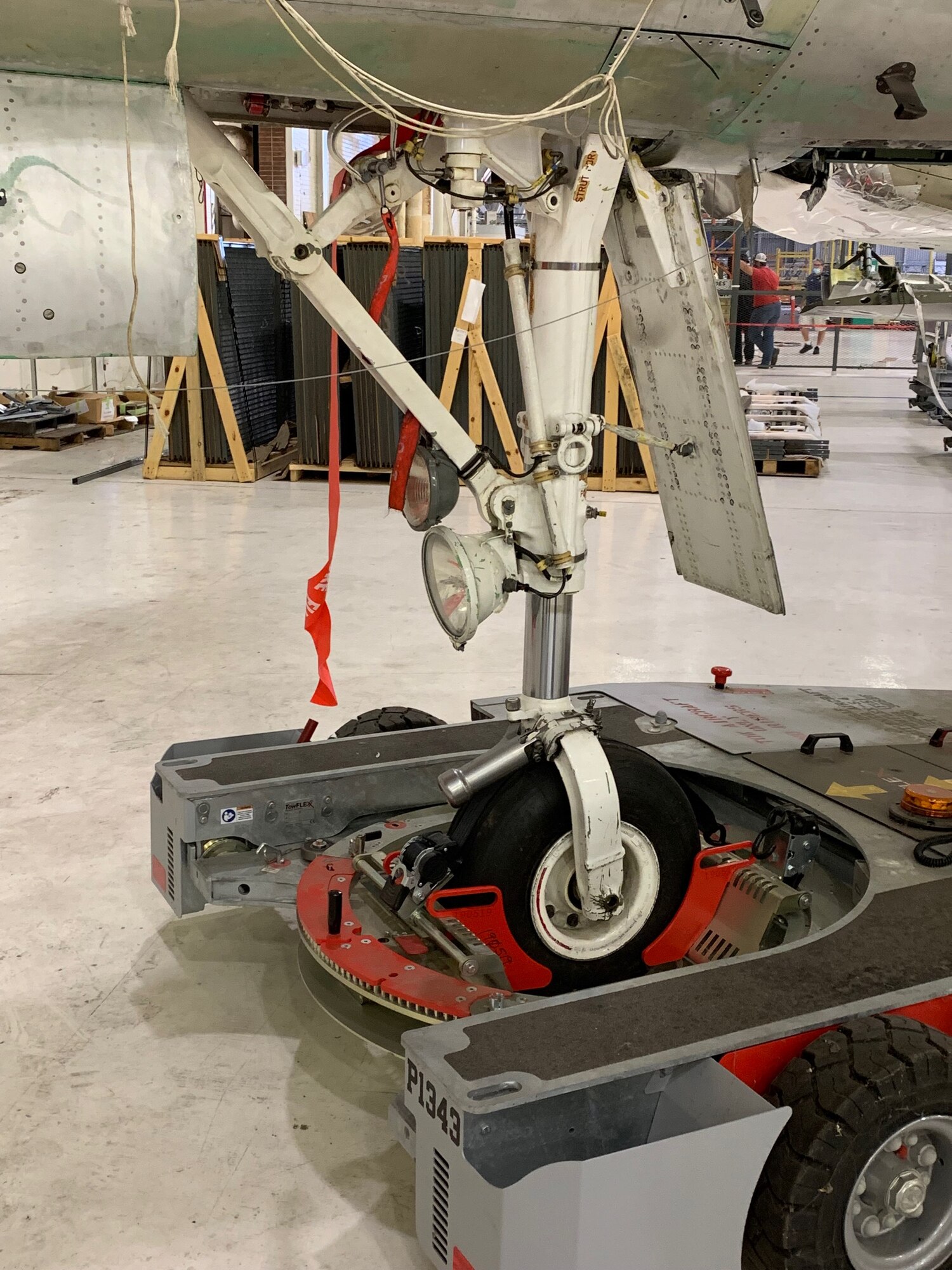 Electric aircraft tug
