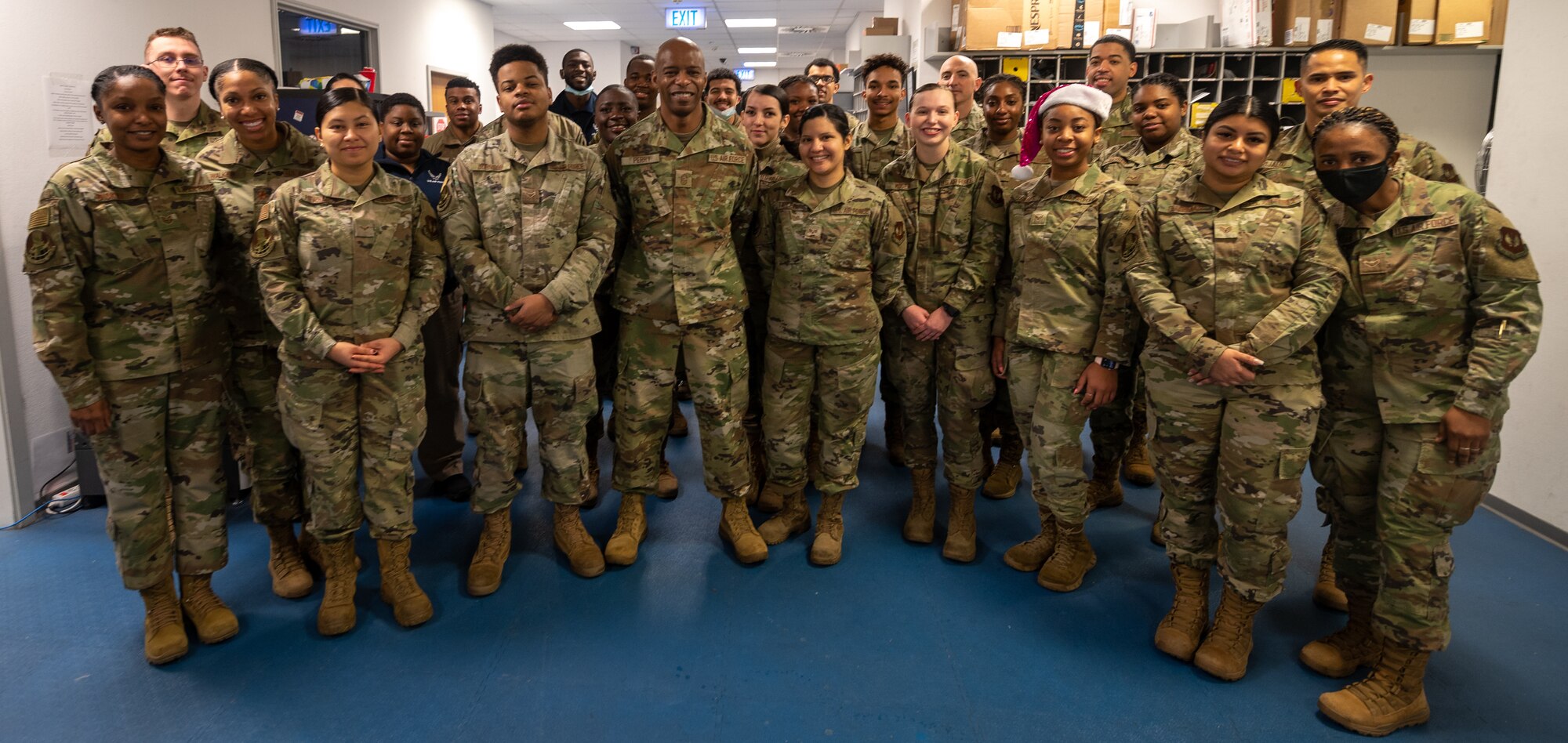 A group of Airmen posing for a photo.