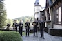 Woodwind Quintet outside of Peles Castle.