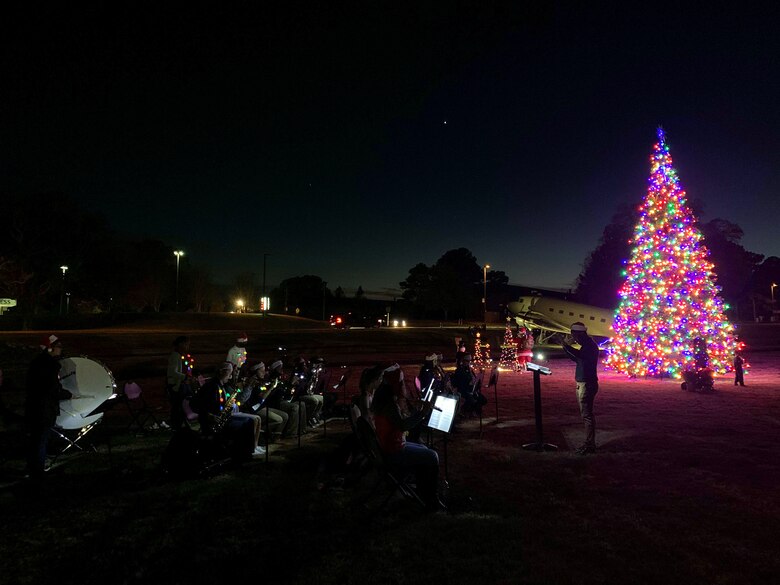 Children play holiday music