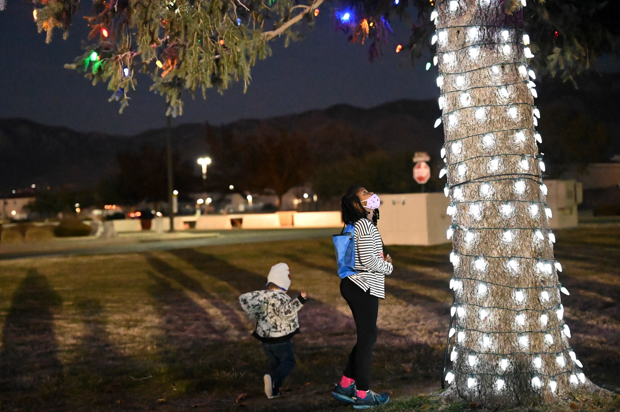 KAFB Chapel hosts tree and menorah lighting ceremony.