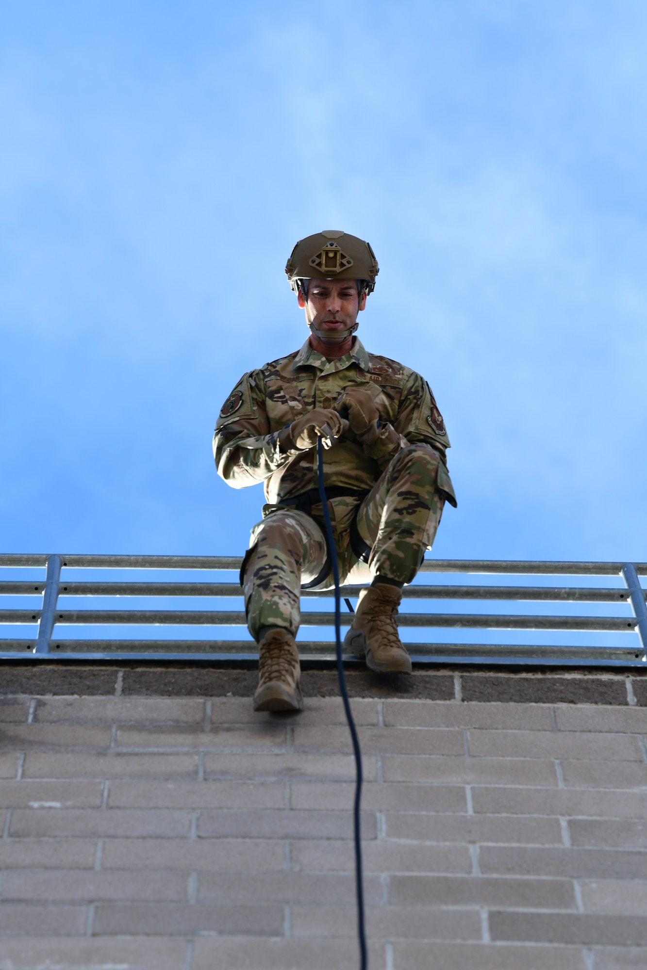 aussie style rappelling