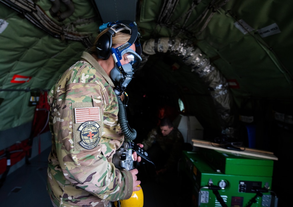 Image of an Airman training.