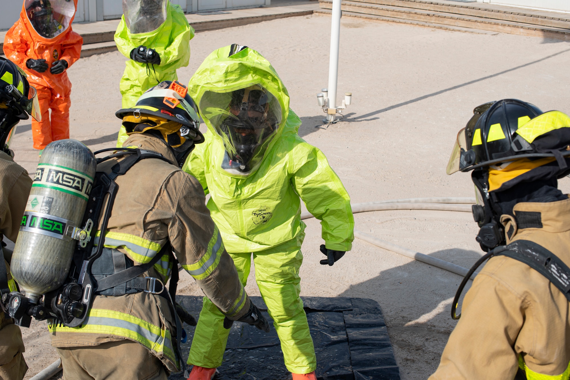 386th AEW Exercises Attack Response
