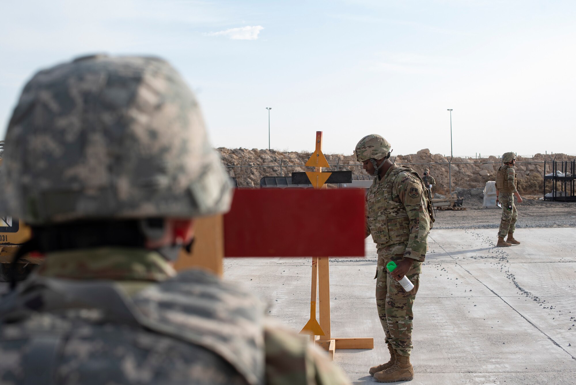 386th AEW Exercises Attack Response