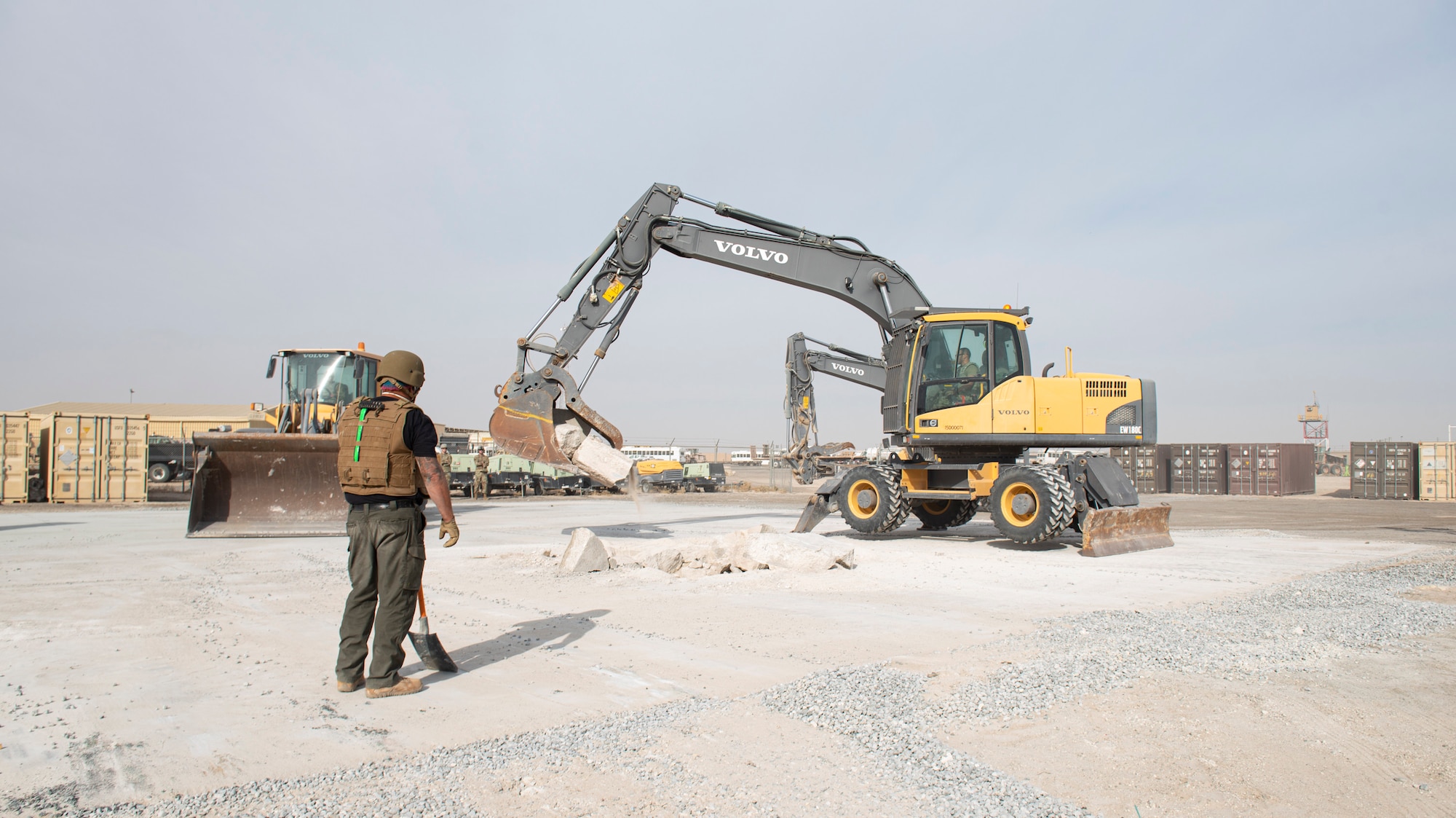 386th AEW Exercises Attack Response