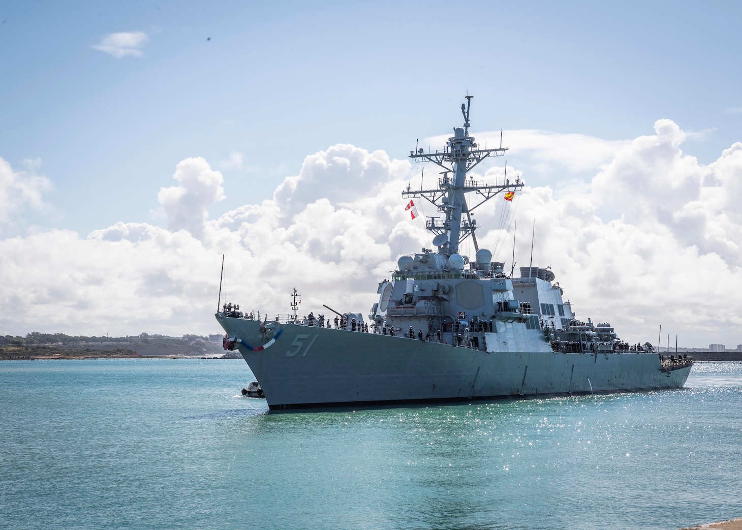 USS Arleigh Burke Arrives in Constanta, Romania > U.S. Naval Forces ...