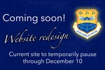 The 433rd Airlift Wing public website is slated to undergo a redesign starting Dec. 6, 2021, at Joint Base San Antonio-Lackland, Texas. The current site will temporarily pause and reactivate no later than Dec. 10, 2021. (U.S. Air Force graphic by Master Sgt. Samantha Mathison)