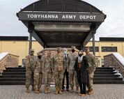 Photo of Tobyhanna Personnel with CECOM personnel