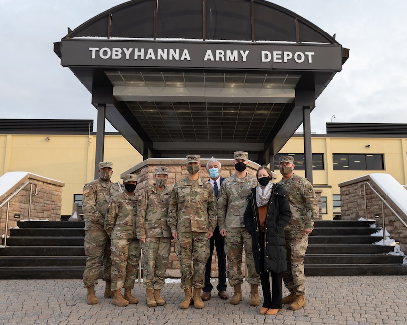 Photo of Tobyhanna Personnel with CECOM personnel