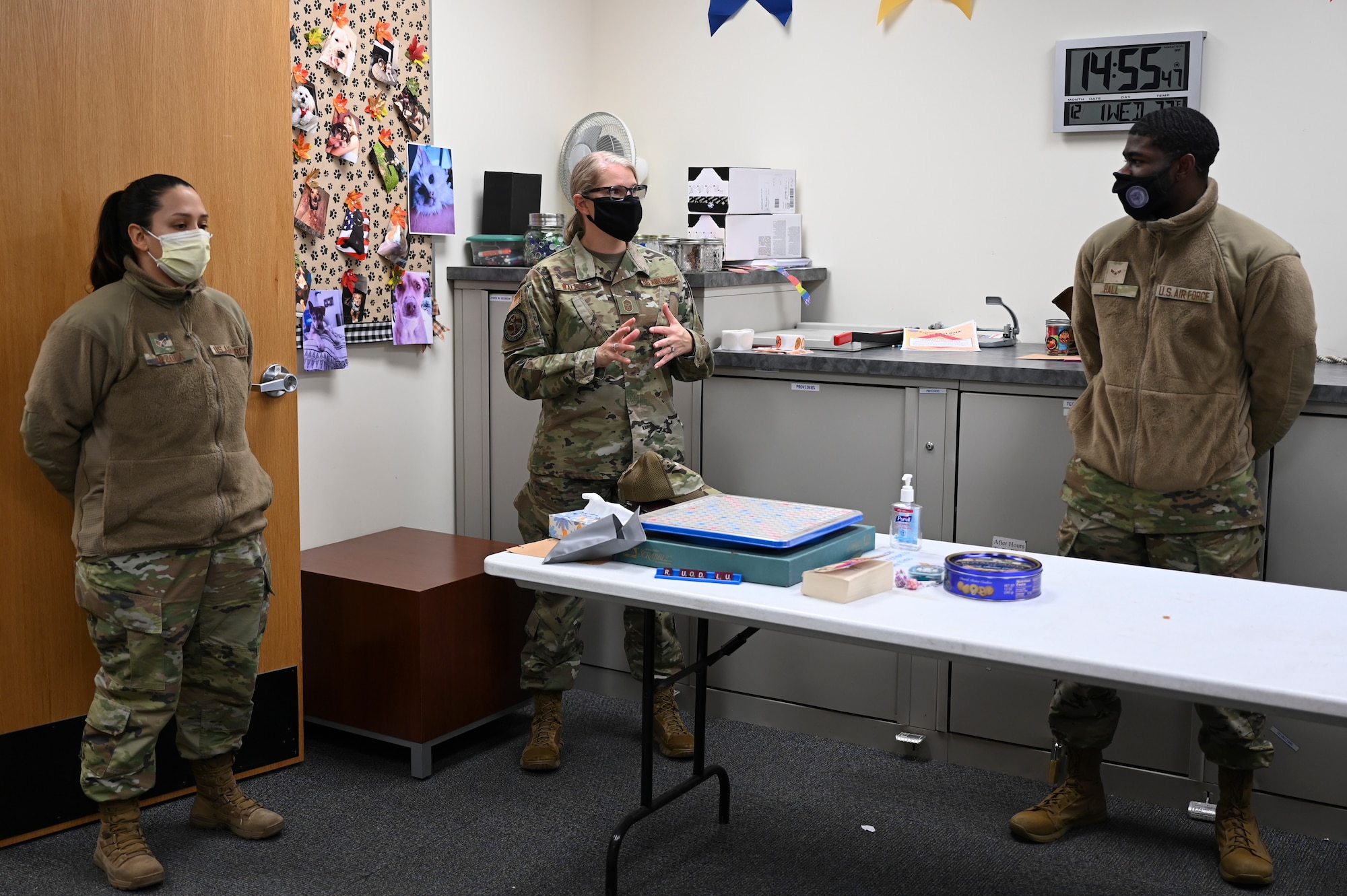 Global Strike First Sergeant, Chief Master Sgt. Tracy Wallace, visited KAFB on Dec. 1-2, 2021.