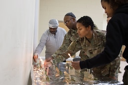 Soldiers celebrate Hanukkah