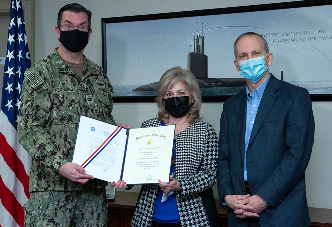 Two NUWC Division Newport employees receive Meritorious Civilian Service Awards