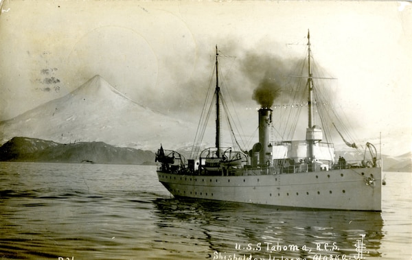 Revenue Cutter TAHOMA at sea, no date.
