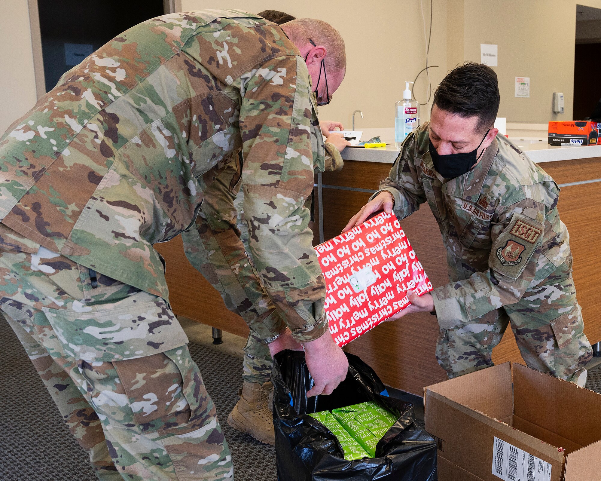 Wright-Patterson Air Force Base First Sergeants Council’s annual Adopt-A-Family Program.