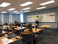 Naval Surface Warfare Center Panama City Division hosted a Purchasing Value Stream Analysis event November 8-10 at Gulf Coast State College.