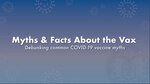 The COVID-19 vaccine has been mandated across the Department of Defense and despite its demonstrated effectiveness and safety, a host of myths have left some Airmen and Guardians hesitant to receive it. While social media posts and some news outlets may make it harder to keep up with what is fact or fiction, the science is clear … approved COVID-19 vaccines work.