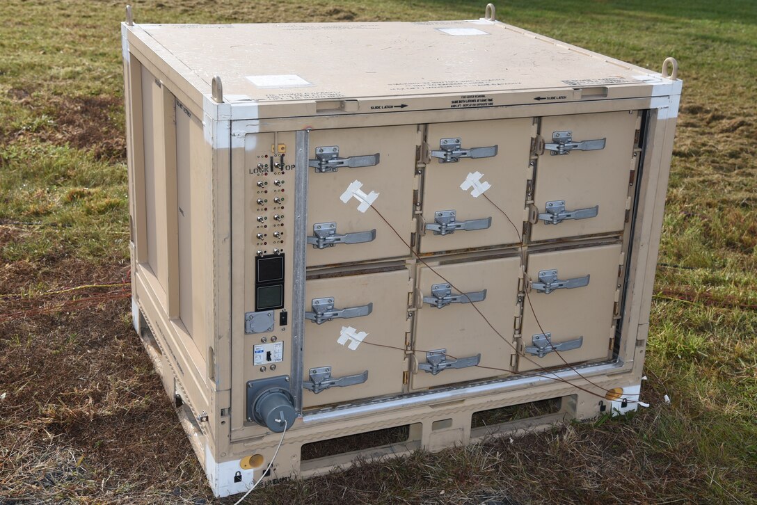 Naval Surface Warfare Center, Carderock Division’s Charging-capable Li-ion Autonomous Safe Storage Interservice Container (CLASSIC).