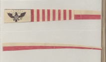 Image of a 1799 Revenue Cutter pennant courtesy of NARA.