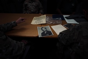Photos of Chief Master Sgt Claude Vann Jr. documents