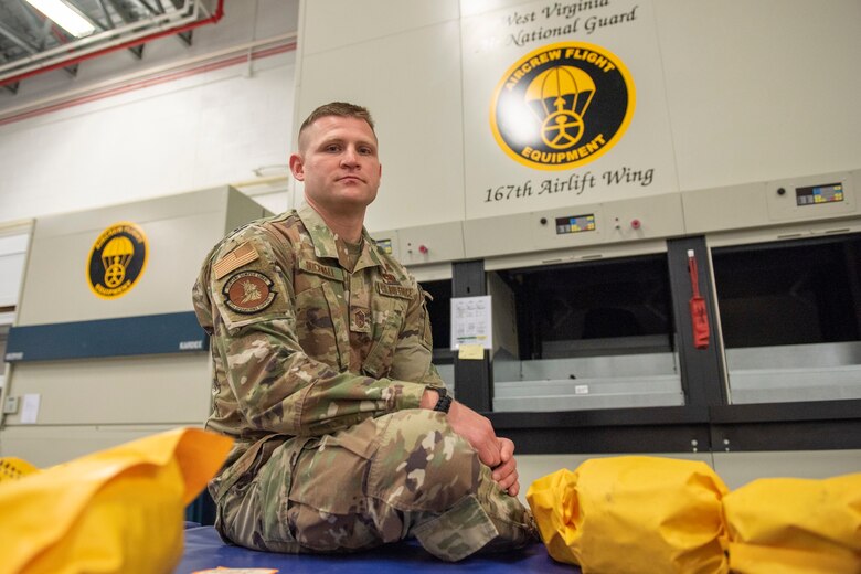 U.S. Air Force Master Sgt. Robert Duckwall is the aircrew flight equipment superintendent for the 167th Operations Support Squadron and the 167th Airlift Wing Airman Spotlight for December 2021.