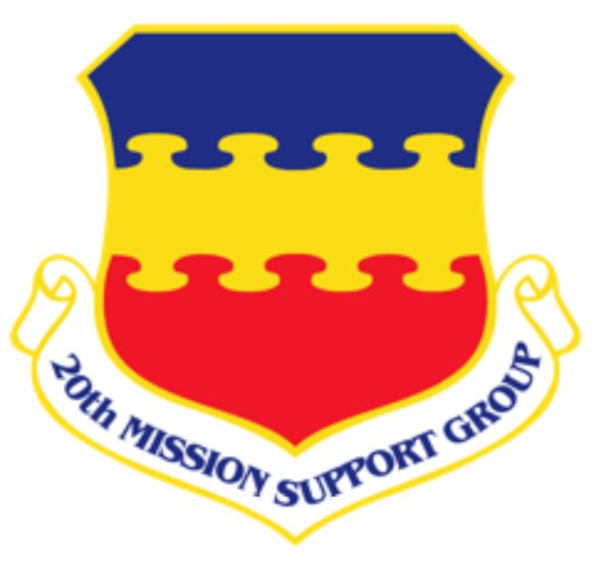 Graphic emblem of the 20th Mission Support Group