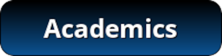 A blue button with the word Academics in white text